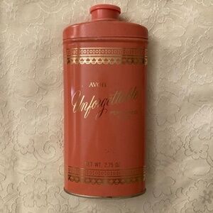 1970's Avon Unforgettable Perfumed Talc